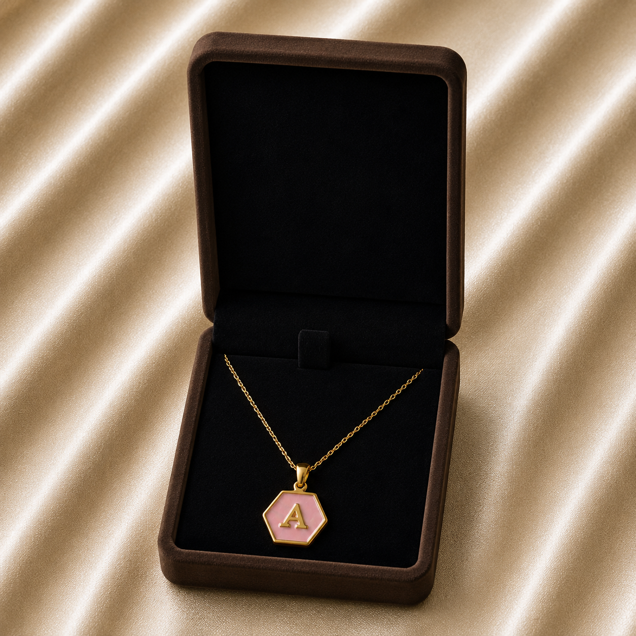 Collier Aura – Initiale A