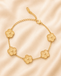 Bracelet Fleur en Acier Inoxydable – Éclosion NNO