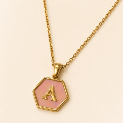 Collier Aura – Initiale A