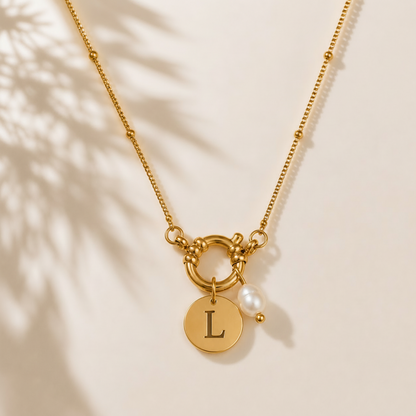 Collier Espoir – Initiale L