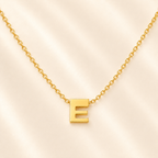 Collier Initiale en Acier Inoxydable – Renaissance