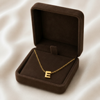 Collier Initiale en Acier Inoxydable – Renaissance
