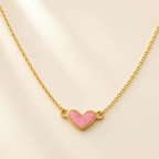Collier Cœur en Acier Inoxydable – Famille