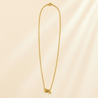 Collier Initiale et Cœur en Acier Inoxydable – Union