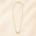 Collier Cœur en Acier Inoxydable – Lien