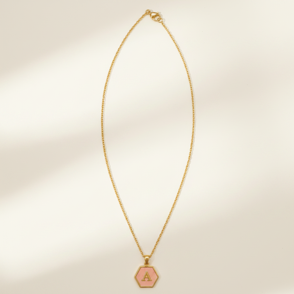 Collier Aura – Initiale A