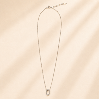 Collier Symbole – Initiale O | Acier Inoxydable Argent
