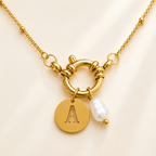 Collier Initiale en Acier Inoxydable – Espoir