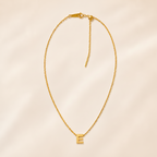 Collier Initiale en Acier Inoxydable – Renaissance