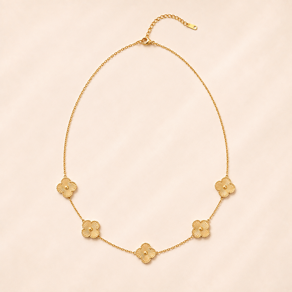 Collier Fleurs Acier Inoxydable – Floraison NNO