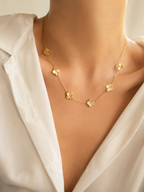 Collier Fleurs Acier Inoxydable – Floraison NNO